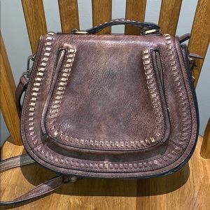 madison west flap saddle style bag